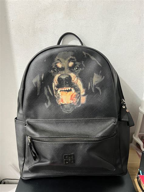 givenchy rottweiler bag dupe|Givenchy rottweiler backpack.